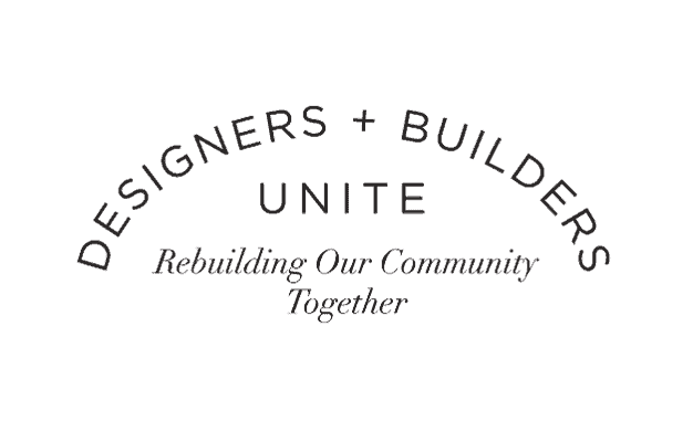 Designers and builders unite for community rebuilding.